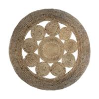 Tapijt Atmosphera Natuurlijk Jute (Ø 80 cm) - thumbnail