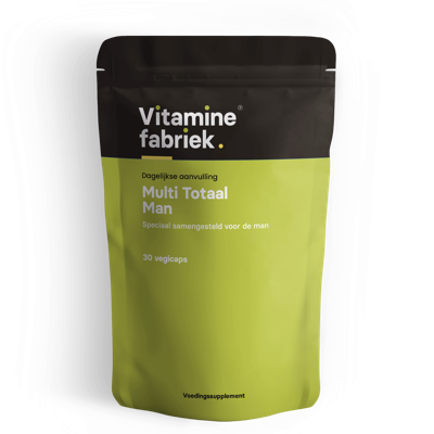 Multi Totaal Man - 30 vegicaps - Vitaminefabriek.nl