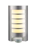 Steinel L 12 S 657918 Buitenlamp met bewegingsmelder (wand) Spaarlamp, LED E27 60 W Zilver - thumbnail