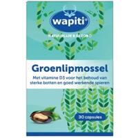 Wapiti GroenLip Mossel 30Capsules - thumbnail