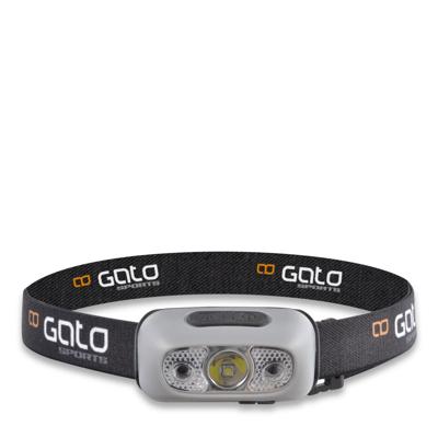 Gato hoofd-/helmlamp grijs one size Gato hoofd-/helmlamp grijs one size