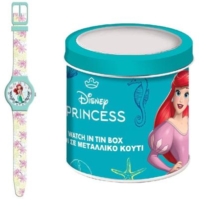 Horloge Kinderen The Little Mermaid LITTLE MARMAID - TIN BOX Ø 33 mm