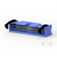 TE Connectivity 2-1761608-9 Male header, inbouw (standaard) Inhoud: 1 stuk(s) Tube - thumbnail