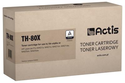 Actis Toner cartridge TH-80X (vervanging HP 80X CF280X; Standaard; 6900 pagina's; zwart)
