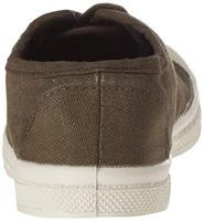 Katoenen tennisschoenen voor kinderen met vetersluiting BENSIMON® kaki - thumbnail