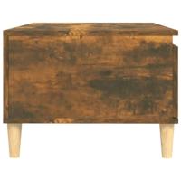 Salontafel 90x50x36,5 cm bewerkt hout gerookt eikenkleurig - thumbnail