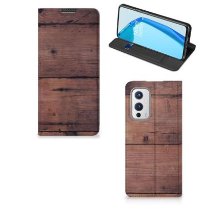 OnePlus 9 Book | Wallet Case | Old Wood OnePlus 9 Book | Wallet Case | Old Wood