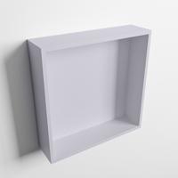 MONDIAZ EASY Nis 29,5x29,5cm in solid surface kleur Cale | Cale. 1 vak geschikt voor in- of opbouw - thumbnail