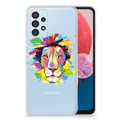 Samsung Galaxy A13 4G Telefoonhoesje met Naam Lion Color Samsung Galaxy A13 4G Telefoonhoesje met Naam Lion Color