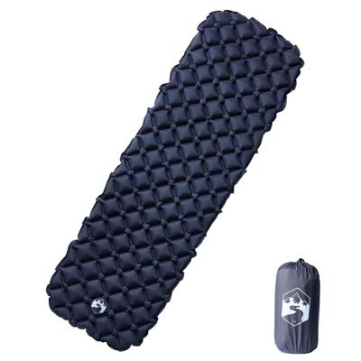 VidaXL Kampeermatras opblaasbaar 190x58x6 cm 1- persoons grijs