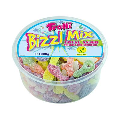 Trolli Sour Bizzl Mix Fruitgom 1000 g bij Jumbo