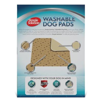 SIMPLE SOLUTION WASBARE PUPPY TRAINING PADS