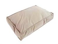 Madison Velours Lounge Cushion Taupe S - thumbnail