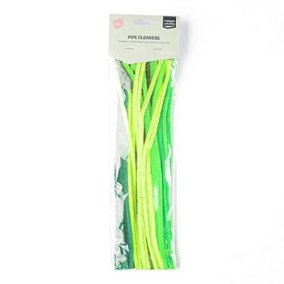 Vaessen Creative • chenilledraden 6mm 50st. 30cm groen