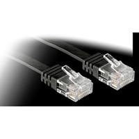LINDY 47522 RJ45 Netwerkkabel, patchkabel CAT 6 U/UTP 2.00 m Zwart 1 stuk(s) - thumbnail