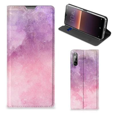 Bookcase Sony Xperia L4 Pink Purple Paint Bookcase Sony Xperia L4 Pink Purple Paint