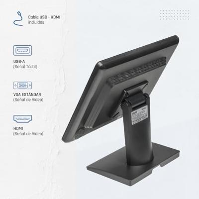 Monitor met Touchscreen iggual MTL Afmetingen 17" Monitor met Touchscreen iggual MTL Afmetingen 17"