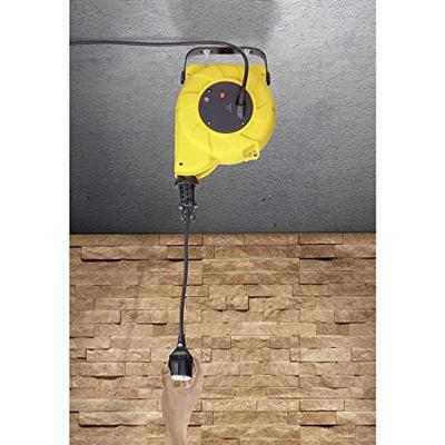 Renkforce RF-3349118 Kabelhaspel voor aan de muur 9.00 m Zwart Randaarde haakse stekker Renkforce RF-3349118 Kabelhaspel voor aan de muur 9.00 m Zwart Randaarde haakse stekker