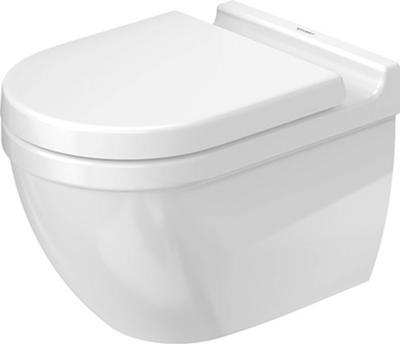 Duravit Starck 3 pack wandcloset rimless diepspoel zitting wit 45270900a1