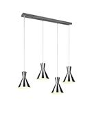 Trio HanglampEnzo Beam 4-lichts RVS - R30784007 - thumbnail