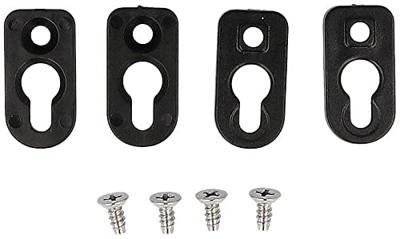 Hammond Electronics 1556FOOTBK-4 Montagevoet ABS kunststof Zwart (l x b x h) 51 x 51 x 5 mm 4 stuk(s)