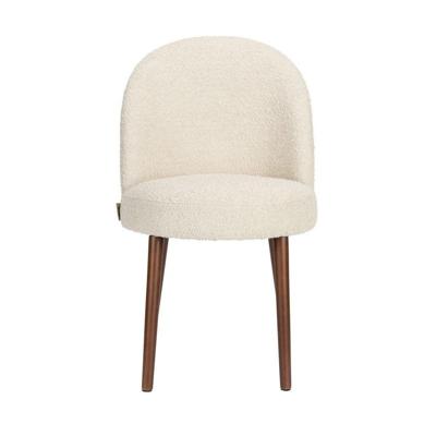 Dutchbone Eetkamerstoel 'Barbara' Bouclé, kleur Beige