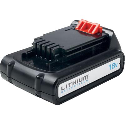 BLACK+DECKER 18v 1.5ah lithium ion accu bl1518-xj oplaadbare batterij (zwart/oranje)