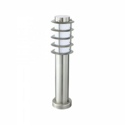 LED Tuinverlichting - Staande Buitenlamp - Nalid 3 - E27 Fitting - Rond - RVS - Philips - CorePro LEDbulb 827 A60 - 8W - Warm Wit 2700K