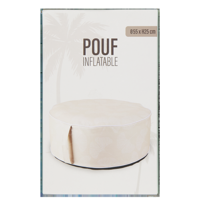 Opblaasbare poef - Wit - thumbnail