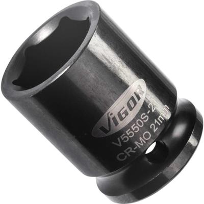 Vigor V5550S-21 Dop (zeskant) Kracht-dopsleutelinzet 21 mm 1/2 (12.5 mm) Vigor V5550S-21 Dop (zeskant) Kracht-dopsleutelinzet 21 mm 1/2 (12.5 mm)