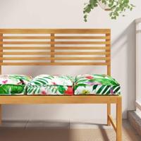 VidaXL Kussen bloemen 2 pcs multikleur 40 x 40 x 8 cm oxford stof - thumbnail