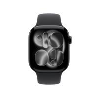 Apple Watch Series 11 GPS + Cellular - 42 mm - Jet Black aluminium kast - Zwarte sportband - M/L - thumbnail