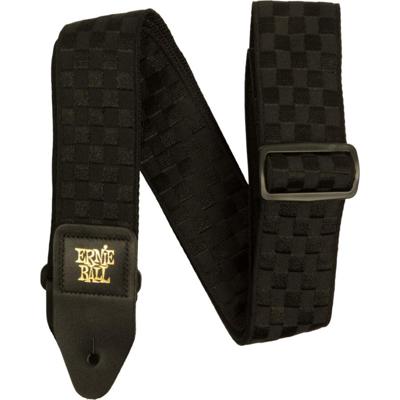 Ernie Ball Classic Jacquard Strap 5341 Black Checkers gitaarband