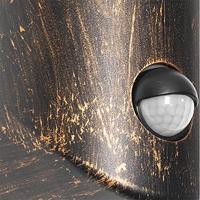 QAZQA Buiten wandlamp antiek goud IP54 met bewegingssensor - Kiki - thumbnail