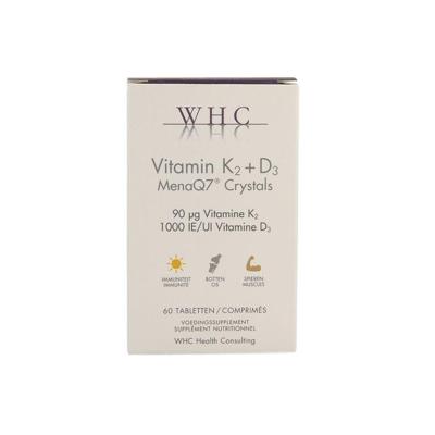 WHC Vitamine K2 90µg + D3 1000 IU 60 Tabletten
