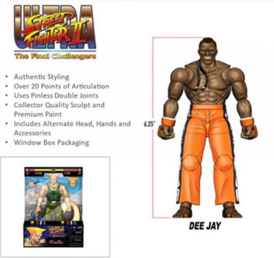Street Fighter Action Figure - Dee Jay