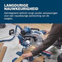 Bosch Professional GCM 340-305 D Verstek- en afkortzaag 1800 W 305 mm 30 mm - thumbnail
