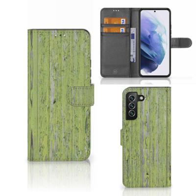 Samsung Galaxy S22 Plus | Book Style Case | Green Wood