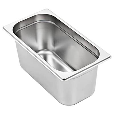 VidaXL Gastronormbakken 4 st gn 1/3 150 mm roestvrij staal