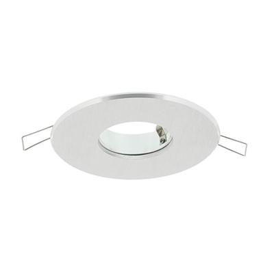 LED inbouwspot armatuur 1 voudig aluminium warm wit 100mm