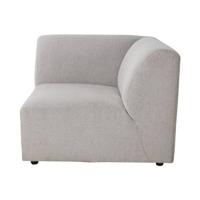 HKliving Jax Bank Element - Hoekstuk Rechts - Light Grey - thumbnail