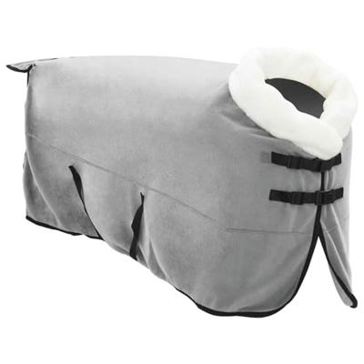 VidaXL Paardendeken volledig donkergroen 145 cm polar fleece
