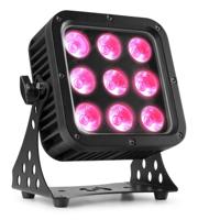 BeamZ StarColor72 LED flood light voor buiten 9x 8W RGBW IP65 - thumbnail