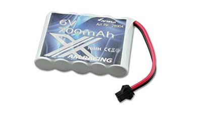 Amewi NiMH accupack 6 V 700 mAh Aantal cellen: 5 Stick Micro-car-bus