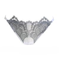 AMBRA Lingerie slips Grand Arche Tanga Wit/grijs 1325 - thumbnail