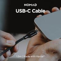 Nomad USB-C naar USB-C Kevlar® kabel (1.5m/240W) - Carbide - thumbnail