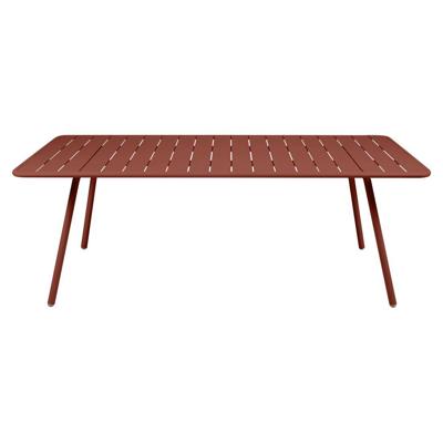Fermob Luxembourg tuintafel L207 x B100 cm Red ochre