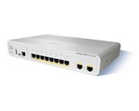 Cisco Catalyst WS-C2960CPD-8PT-L netwerk-switch Managed L2 Fast Ethernet (10/100) Wit Power over Ethernet (PoE) - thumbnail