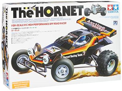 Tamiya The Hornet Brushed 1:10 RC auto Elektro Buggy Achterwielaandrijving Bouwpakket Tamiya The Hornet Brushed 1:10 RC auto Elektro Buggy Achterwielaandrijving Bouwpakket