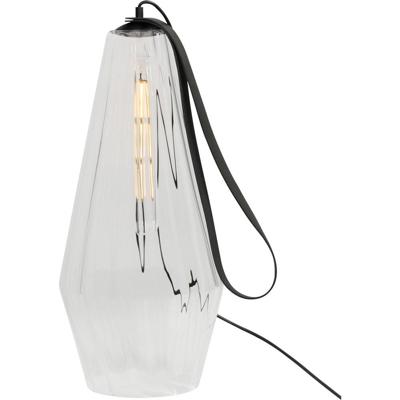 Masterlight Tafellamp zwartDiamond 80cm met helder glas - 4130-05-80-00-27